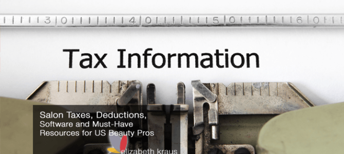 Salon Taxes, Deductions, Software