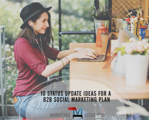 10 status update ideas for a b2b social marketing plan