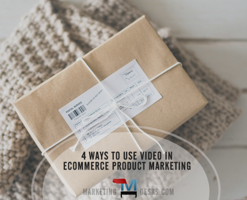 E-Commerce Product Marketing - 4 Ways to Use Video - Infographic