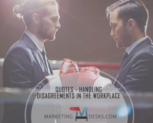 quotes - handle disagreements in the workplace
