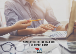 Simplifying Online Lead Generation in the Supply Chain - Infographic