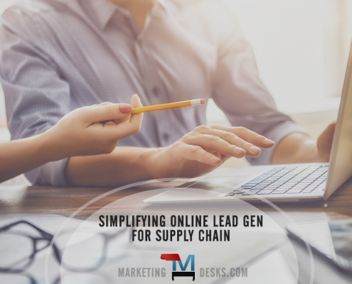 Simplifying Online Lead Generation in the Supply Chain - Infographic
