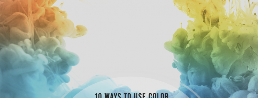 10 ways to use color in the workplace - infographic